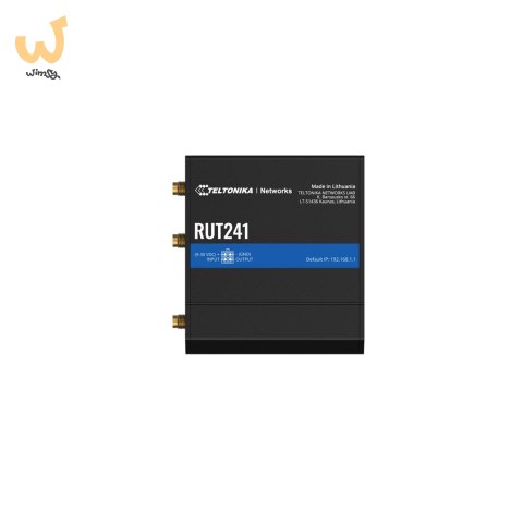 Router LTE WiFi 4 Teltonika RUT241 ver. EMEA with EU PSU (RUT241010000) Router LTE WiFi 4 Teltonika RUT241 ver. EMEA with EU PSU (RUT241010000)