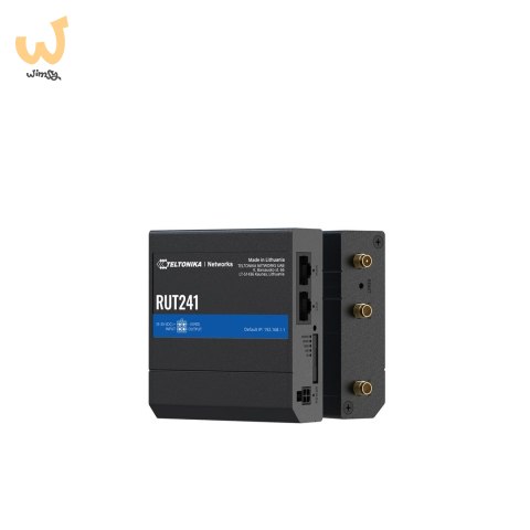 Router LTE WiFi 4 Teltonika RUT241 ver. EMEA with EU PSU (RUT241010000) Router LTE WiFi 4 Teltonika RUT241 ver. EMEA with EU PSU (RUT241010000)
