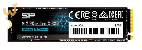 SSD Silicon Power Ace A60 2048GB PCIe Gen 3x4 SSD Silicon Power Ace A60 2048GB PCIe Gen 3x4