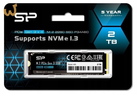 SSD Silicon Power Ace A60 2048GB PCIe Gen 3x4 SSD Silicon Power Ace A60 2048GB PCIe Gen 3x4