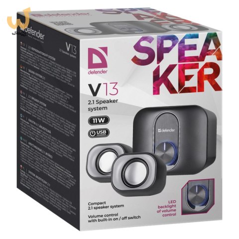 DEFENDER GŁOŚNIK V13 2.1 11W USB DEFENDER GŁOŚNIK V13 2.1 11W USB