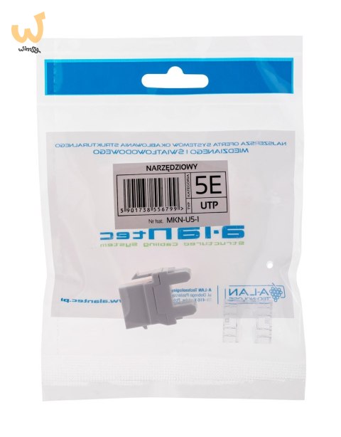 Q-LANTEC Moduł keystone RJ45 UTP kat.5e Q-LANTEC Moduł keystone RJ45 UTP kat.5e