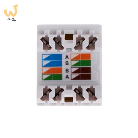 Q-LANTEC Moduł keystone RJ45 UTP kat.5e Q-LANTEC Moduł keystone RJ45 UTP kat.5e