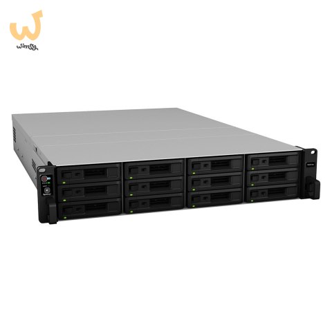 NAS Synology RS3618xs; 2U RACK; 12x (3.5" SATA HDD/2.5" SATA HDD); Intel Xeon D-1521; 8 GB DDR4 ECC UDIMM (max. 64GB), 4x 1GbE R NAS Synology RS3618xs; 2U RACK; 12x (3.5" SATA HDD/2.5" SATA HDD); Intel Xeon D-1521; 8 GB DDR4 ECC UDIMM (max. 64GB), 4x 1GbE R