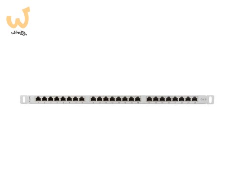 Patch panel Lanberg PPS6-0024-S (0.5U; kat. 6; 24xRJ-45) Patch panel Lanberg PPS6-0024-S (0.5U; kat. 6; 24xRJ-45)