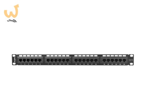 Patch panel Lanberg PPU5-1024-B (1U; 19"; kat. 5e; UTP; 24xRJ-45) Patch panel Lanberg PPU5-1024-B (1U; 19"; kat. 5e; UTP; 24xRJ-45)