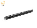 Patch panel Lanberg PPU5-1024-B (1U; 19"; kat. 5e; UTP; 24xRJ-45)