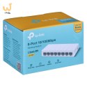 Switch TP-LINK TL-LS1008 Ilosc 8 portów RJ45 10/100 Mb/s (automatyczna negocjacja szybkości połączeń, automatyczne krosowanie Au