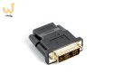 Adapter Lanberg AD-0013-BK (HDMI F - DVI-D M; kolor czarny)