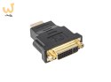 Adapter Lanberg AD-0014-BK (HDMI M - DVI-I F; kolor czarny)