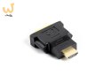 Adapter Lanberg AD-0014-BK (HDMI M - DVI-I F; kolor czarny)