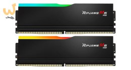 G.SKILL RIPJAWS M5 RGB DDR5 2X48GB 6000MHZ CL30-36 BLACK F5-6000J3036F48GX2-RM5RK