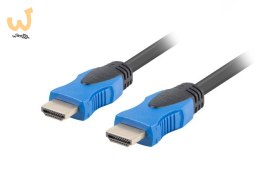 Kabel Lanberg CA-HDMI-20CU-0005-BK (HDMI M - HDMI M; 0,50m; kolor czarny)
