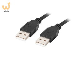 LANBERG KABEL USB-A 2.0 M/M 1.8M CZARNY CA-USBA-20CU-0018-BK
