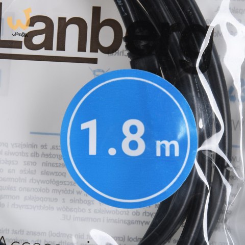 LANBERG KABEL USB-A 2.0 M/M 1.8M CZARNY CA-USBA-20CU-0018-BK LANBERG KABEL USB-A 2.0 M/M 1.8M CZARNY CA-USBA-20CU-0018-BK