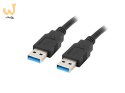 LANBERG KABEL USB-A 3.0 M/M 1M CZARNY CA-USBA-30CU-0010-BK