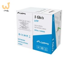 LANBERG KABEL UTP 1GB/S 305M DRUT CCA ZIELONY LCU6-10CC-0305-G