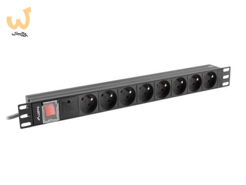 LANBERG LISTWA ZASILAJĄCA RACK PDU PRO 19" (1U, 16A, 7X SHUKO, 2M, CZARNA) PDU-PRO-07F-0200-BK LANBERG LISTWA ZASILAJĄCA RACK PDU PRO 19" (1U, 16A, 7X SHUKO, 2M, CZARNA) PDU-PRO-07F-0200-BK