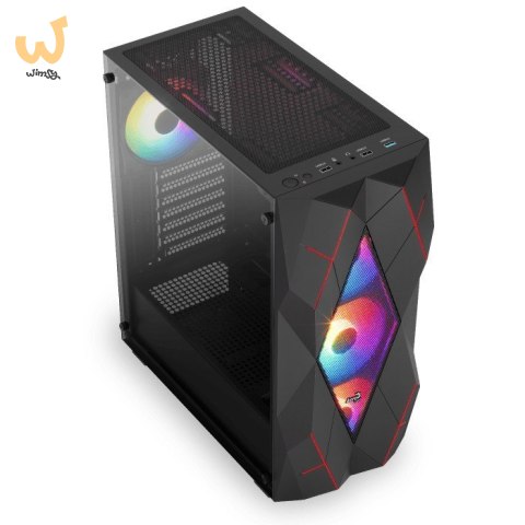 Obudowa AEROCOOL PGS VOLCAN-G-BK-v1 Obudowa AEROCOOL PGS VOLCAN-G-BK-v1