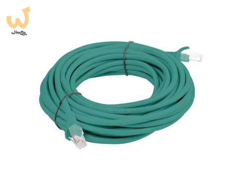 Patchcord UTP Lanberg PCU5-10CC-0500-G (RJ45 - RJ45 ; 5m; UTP; kat. 5e; kolor zielony) Patchcord UTP Lanberg PCU5-10CC-0500-G (RJ45 - RJ45 ; 5m; UTP; kat. 5e; kolor zielony)