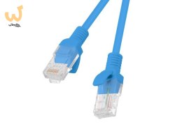 Patchcord UTP Lanberg PCU6-10CC-1500-B (RJ45 - RJ45 ; 15m; UTP; kat. 6; kolor niebieski)
