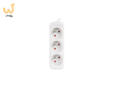 Przedłużacz Lanberg PS0-03E-0150-W (1,5m; kolor biały) Przedłużacz Lanberg PS0-03E-0150-W (1,5m; kolor biały)