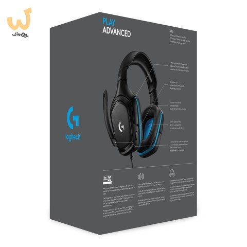 Słuchawki z mikrofonem Logitech 981-000770 (kolor czarny) (WYPRZEDAŻ) Słuchawki z mikrofonem Logitech 981-000770 (kolor czarny) (WYPRZEDAŻ)