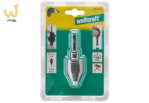 Uchwyt wiertarski szybkomocujący Wolfcraft 0,5-6,5mm Uchwyt wiertarski szybkomocujący Wolfcraft 0,5-6,5mm