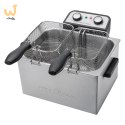 Frytownica Clatronic PC-FR 1038 (4 l; 2,0 kg; 3000W; srebrny)