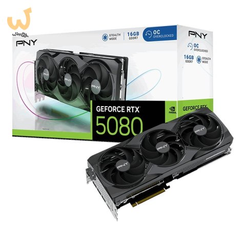 Karta graf. PNY GeForce RTX 5080 16GB OC 3-FAN Karta graf. PNY GeForce RTX 5080 16GB OC 3-FAN