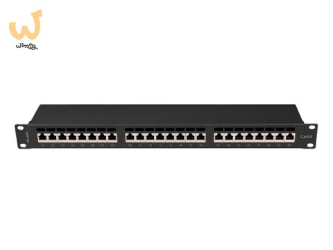 LANBERG PATCH PANEL 24 PORT 1U 19" KAT.6A FTP CZARNY PPSA-1024-B LANBERG PATCH PANEL 24 PORT 1U 19" KAT.6A FTP CZARNY PPSA-1024-B