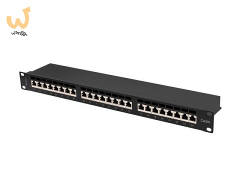 LANBERG PATCH PANEL 24 PORT 1U 19" KAT.6A FTP CZARNY PPSA-1024-B LANBERG PATCH PANEL 24 PORT 1U 19" KAT.6A FTP CZARNY PPSA-1024-B