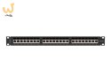 LANBERG PATCH PANEL 24 PORT 1U 19" KAT.6A FTP CZARNY PPSA-1024-B