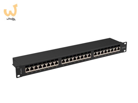 LANBERG PATCH PANEL 24 PORT 1U 19" KAT.6A FTP CZARNY PPSA-1024-B LANBERG PATCH PANEL 24 PORT 1U 19" KAT.6A FTP CZARNY PPSA-1024-B