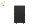 Szafa rack Lanberg FF01-6622-12B (22U; 19''; 1160 mm / 600mm / 600 mm; stojąca; Szklane; 800 kg; kolor czarny)