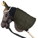 Derka dwustronna i nauszniki Skippi dla Hobby Horse - beż i oliwka