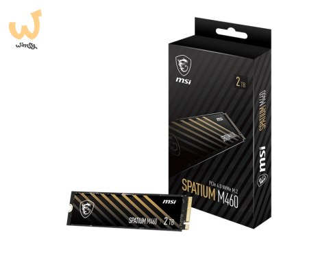 Dysk SSD MSI SPATIUM M460 1TB PCIe Gen4x4 NVMe M.2 2280 3D NAND Dysk SSD MSI SPATIUM M460 1TB PCIe Gen4x4 NVMe M.2 2280 3D NAND