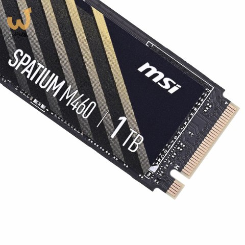 Dysk SSD MSI SPATIUM M460 1TB PCIe Gen4x4 NVMe M.2 2280 3D NAND Dysk SSD MSI SPATIUM M460 1TB PCIe Gen4x4 NVMe M.2 2280 3D NAND