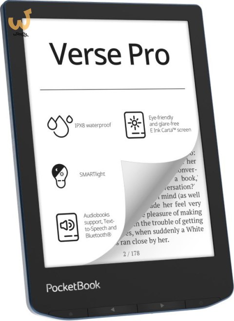Ebook PocketBook Verse Pro 634 6" 16GB Wi-Fi Azure Blue Ebook PocketBook Verse Pro 634 6" 16GB Wi-Fi Azure Blue