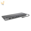 Hub Belkin Connect USB-C 11-in-1 Multiport Dock 1x4k HDMI/1xDisplayPort/1xVGA/3xUSB-A/1xUSB-C PD/1xRJ45 Gigabit/1xSD Card reader