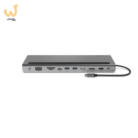 Hub Belkin Connect USB-C 11-in-1 Multiport Dock 1x4k HDMI/1xDisplayPort/1xVGA/3xUSB-A/1xUSB-C PD/1xRJ45 Gigabit/1xSD Card reader Hub Belkin Connect USB-C 11-in-1 Multiport Dock 1x4k HDMI/1xDisplayPort/1xVGA/3xUSB-A/1xUSB-C PD/1xRJ45 Gigabit/1xSD Card reader