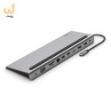 Hub Belkin Connect USB-C 11-in-1 Multiport Dock 1x4k HDMI/1xDisplayPort/1xVGA/3xUSB-A/1xUSB-C PD/1xRJ45 Gigabit/1xSD Card reader