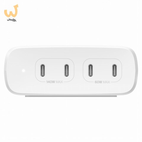 Ładowarka Belkin BoostCharge Pro 4-Port USB-C PD 3.1 GaN Charger 200W White Ładowarka Belkin BoostCharge Pro 4-Port USB-C PD 3.1 GaN Charger 200W White