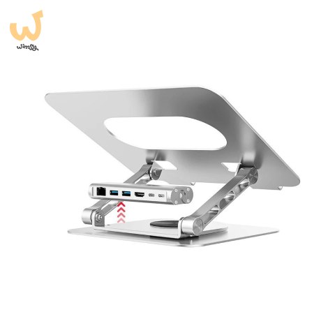 UNITEK PODSTAWKA POD LAPTOP + HUB USB-C, HDMI 1.4, 4K, PD 100W UNITEK PODSTAWKA POD LAPTOP + HUB USB-C, HDMI 1.4, 4K, PD 100W