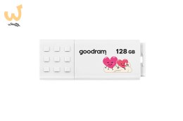 Pendrive GoodRam UME3-1280W0R11-V (128GB; USB 3.0; kolor biały) VALENTINE