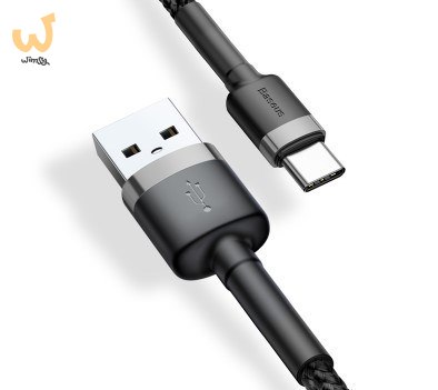 BASEUS KABEL USB-C CAFULE CATKLF-UG1 2A 3M CZARNY BASEUS KABEL USB-C CAFULE CATKLF-UG1 2A 3M CZARNY