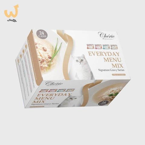 Cherie MIKS TUŃCZYKA W SOSIE zestaw 24 x 80g
