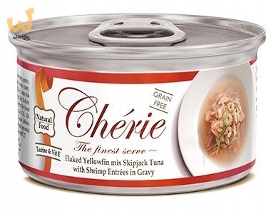 Cherie MIKS TUŃCZYKA W SOSIE zestaw 24 x 80g Cherie MIKS TUŃCZYKA W SOSIE zestaw 24 x 80g