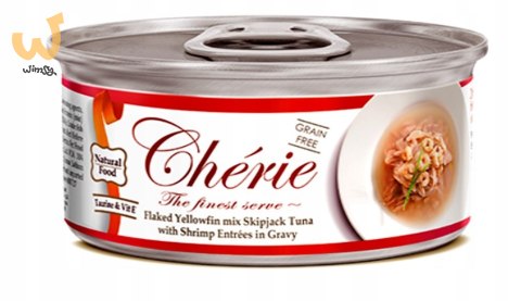Cherie MIKS TUŃCZYKA W SOSIE zestaw 24 x 80g Cherie MIKS TUŃCZYKA W SOSIE zestaw 24 x 80g