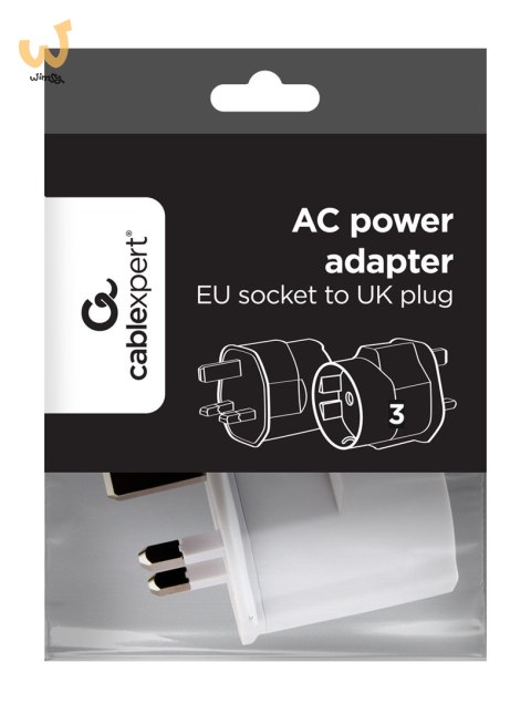 GEMBIRD ADAPTER AC - UK DO EU SCHUKO 13A GEMBIRD ADAPTER AC - UK DO EU SCHUKO 13A